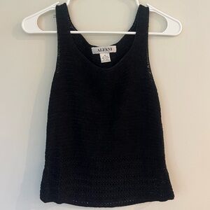 Vintage Alfani Woven Knit Tank Women’s Size Medium